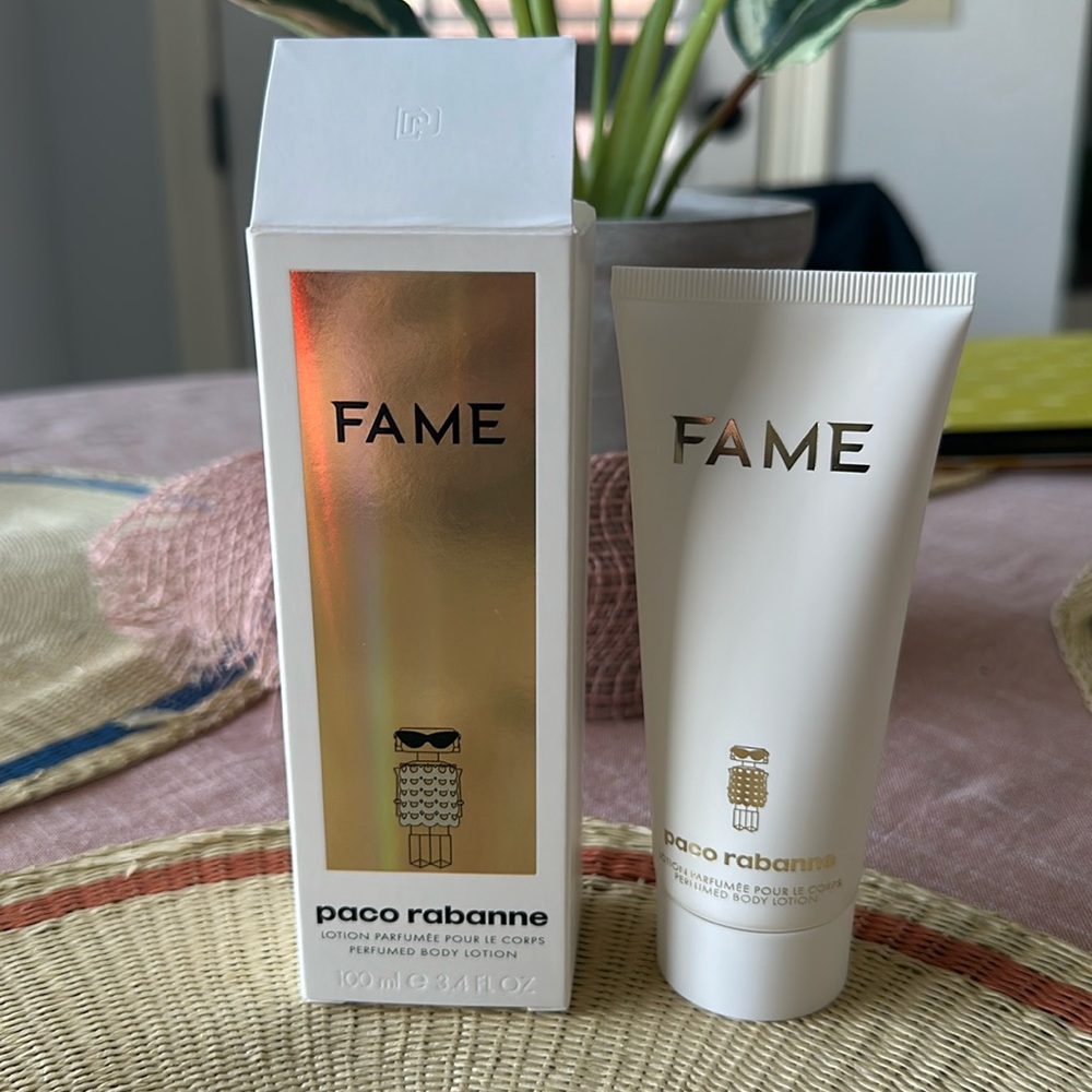 5/$25 Paco Rabanne Fame body lotion